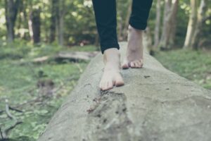 Stress og om at holde balancen på en træstamme